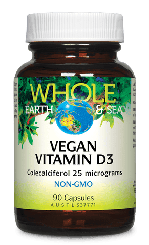 Vegan Vitamin D3, Whole Earth & Sea®|v|image|AU3411