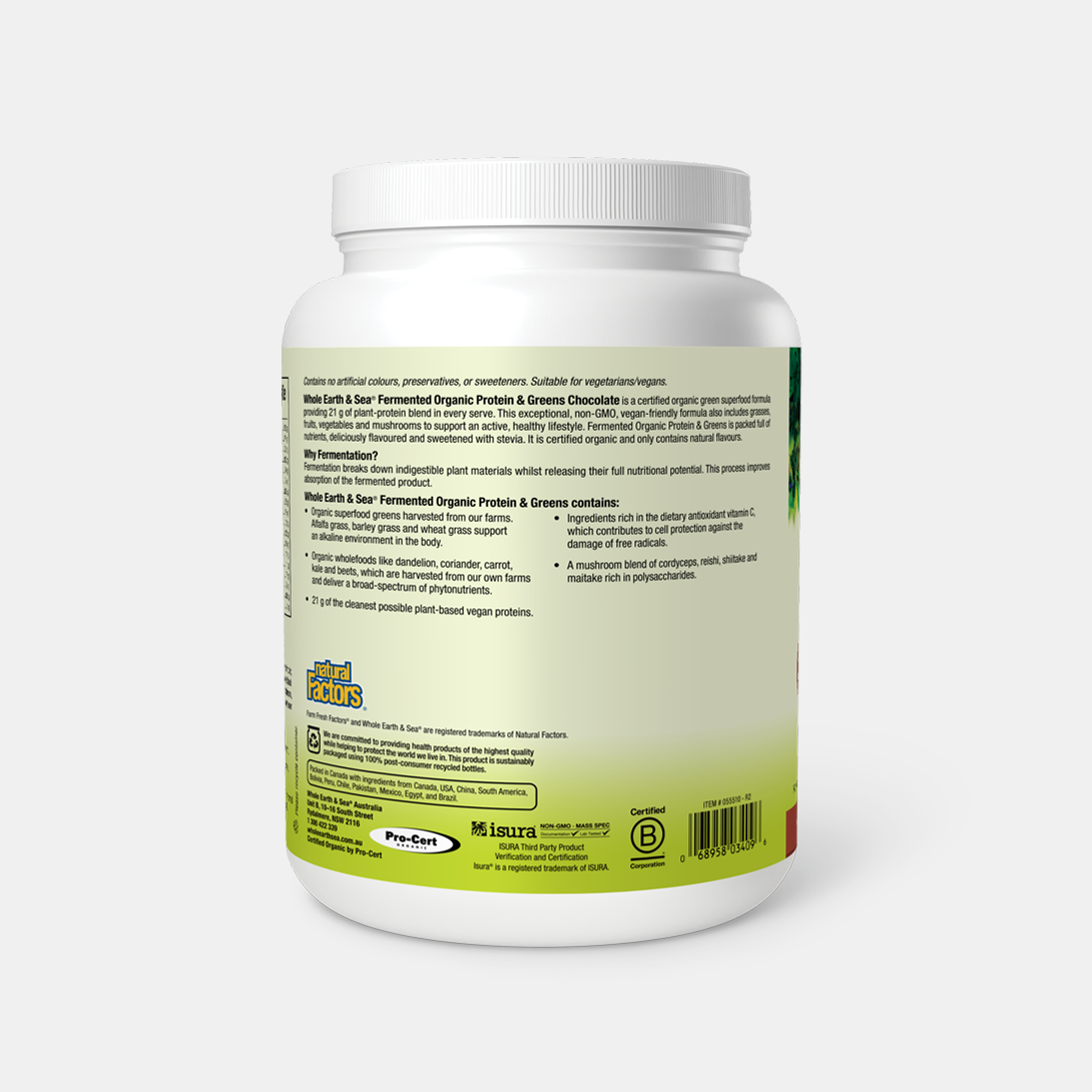 Fermented, Organic Protein & Greens