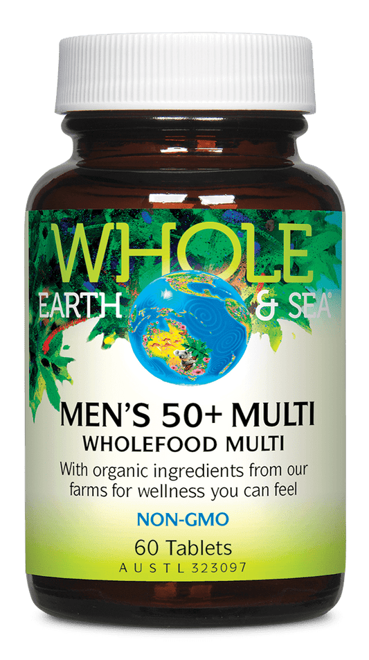 Men's 50+ Multi, Whole Earth & Sea®|v|image|AU3403