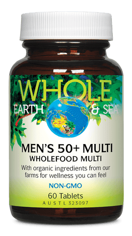 Men's 50+ Multi, Whole Earth & Sea®|v|image|AU3403