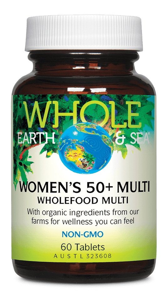 Women's 50+ Multi, Whole Earth & Sea®|v|image|AU3400
