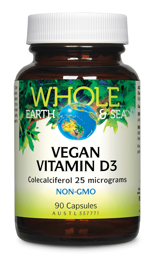 Vegan Vitamin D3, Whole Earth & Sea®|v|image|AU3411